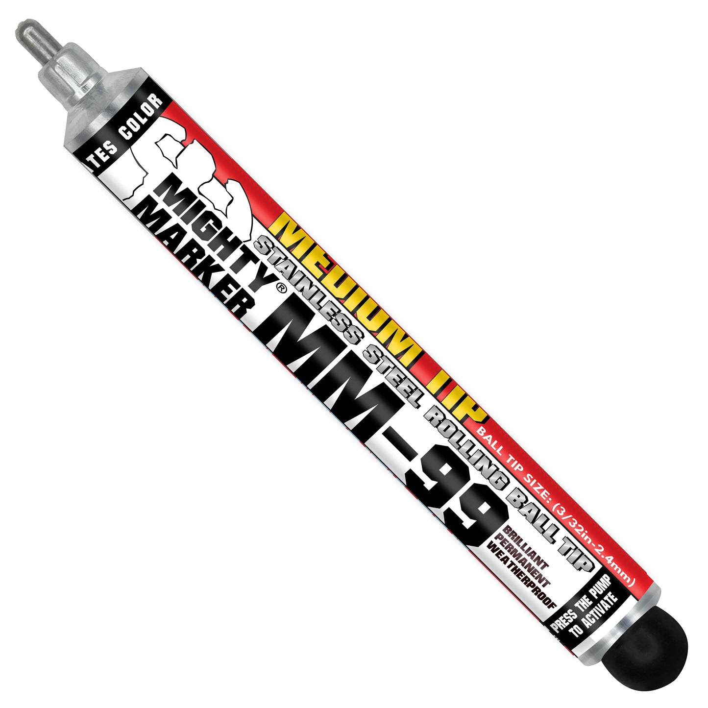 MM-99 Mighty Marker Rolling Ball Paint Marker - #3 Tip