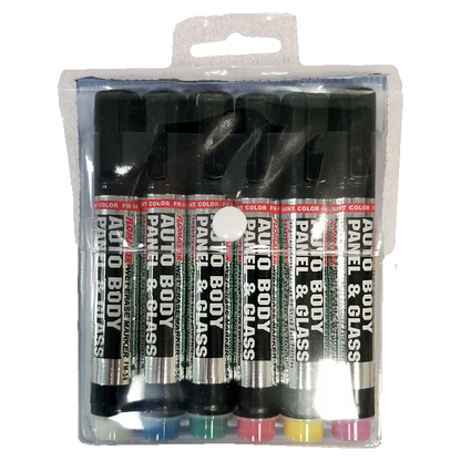 FM-54 Flomaster Auto Body and Glass Marker - Flat Chisel