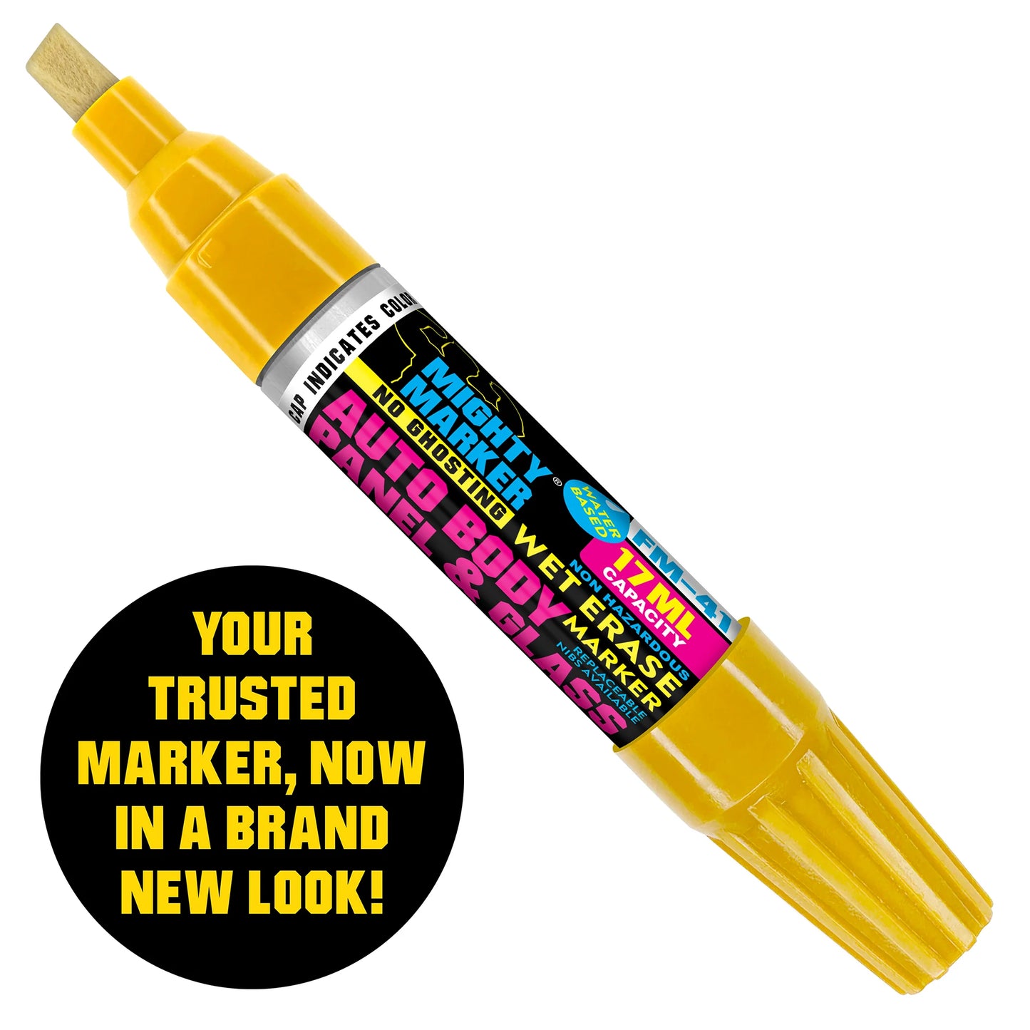 FM-41 Flomaster Auto Body and Glass Marker - Shorty