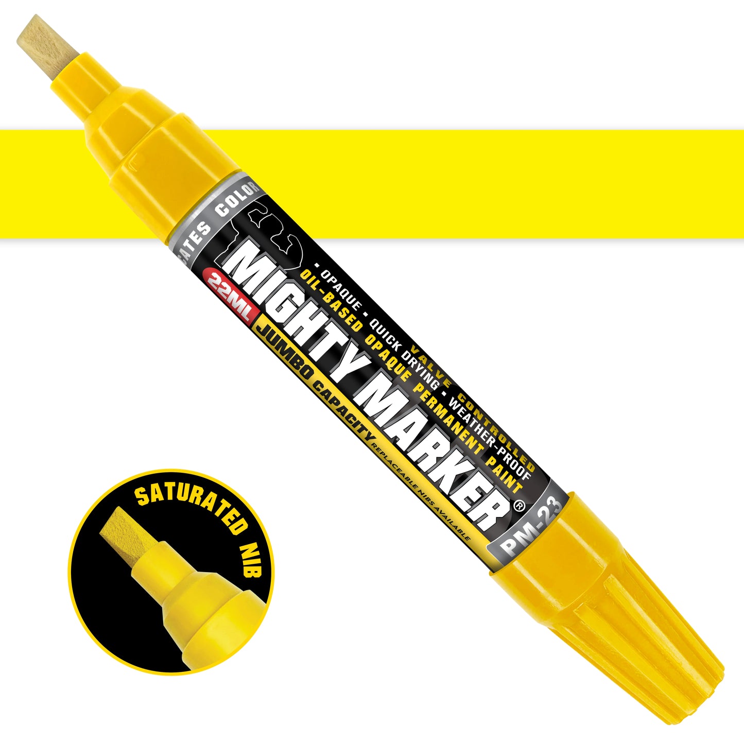 PM-23 Mighty Marker Oil-Based Paint Marker - Jumbo