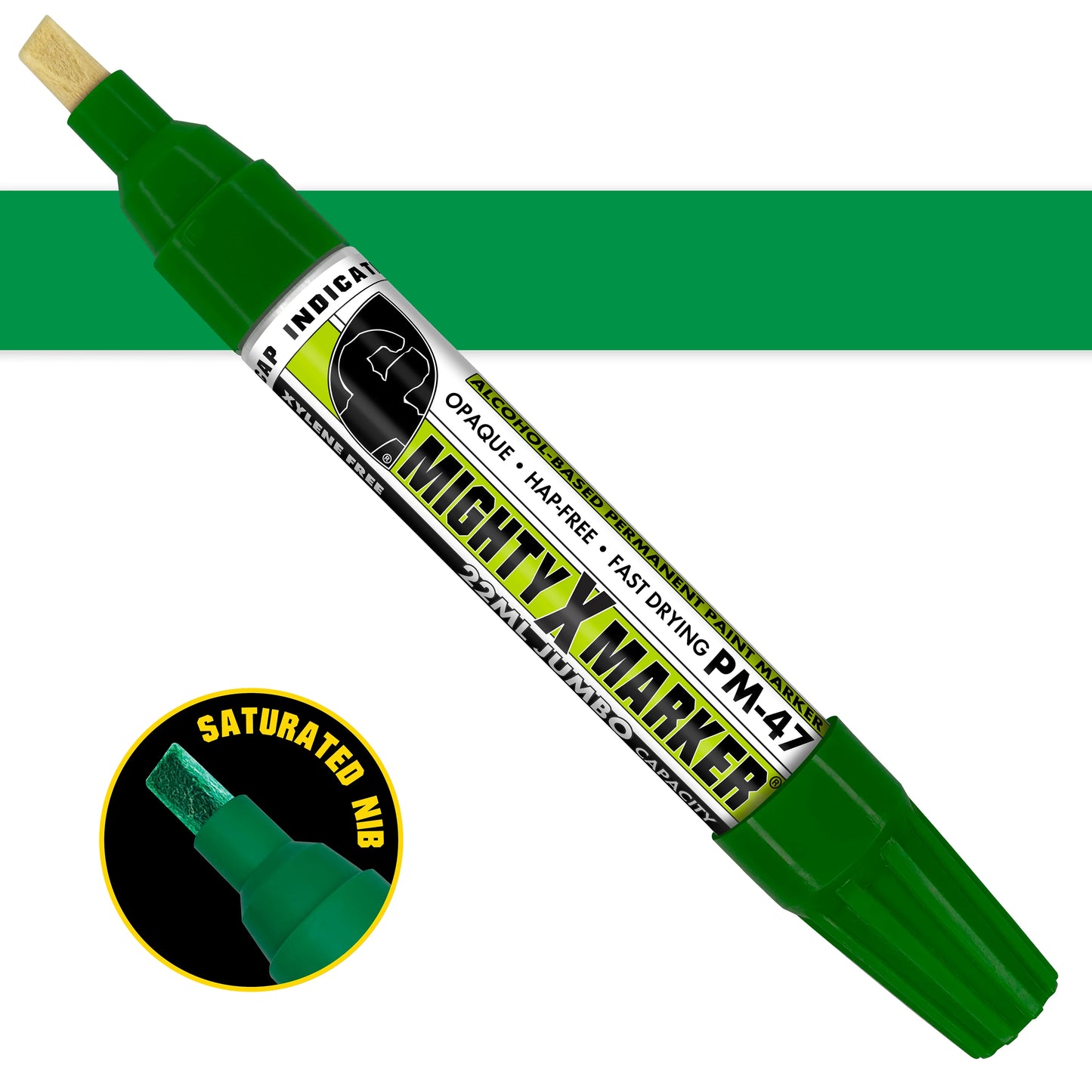 PM-47 Mighty-X-Marker Alcohol Based Paint Marker - Jumbo (Box of 6)