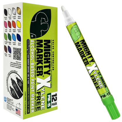 PM-15 Mighty-X-Marker Alcohol-Based Paint Marker - Box of 12