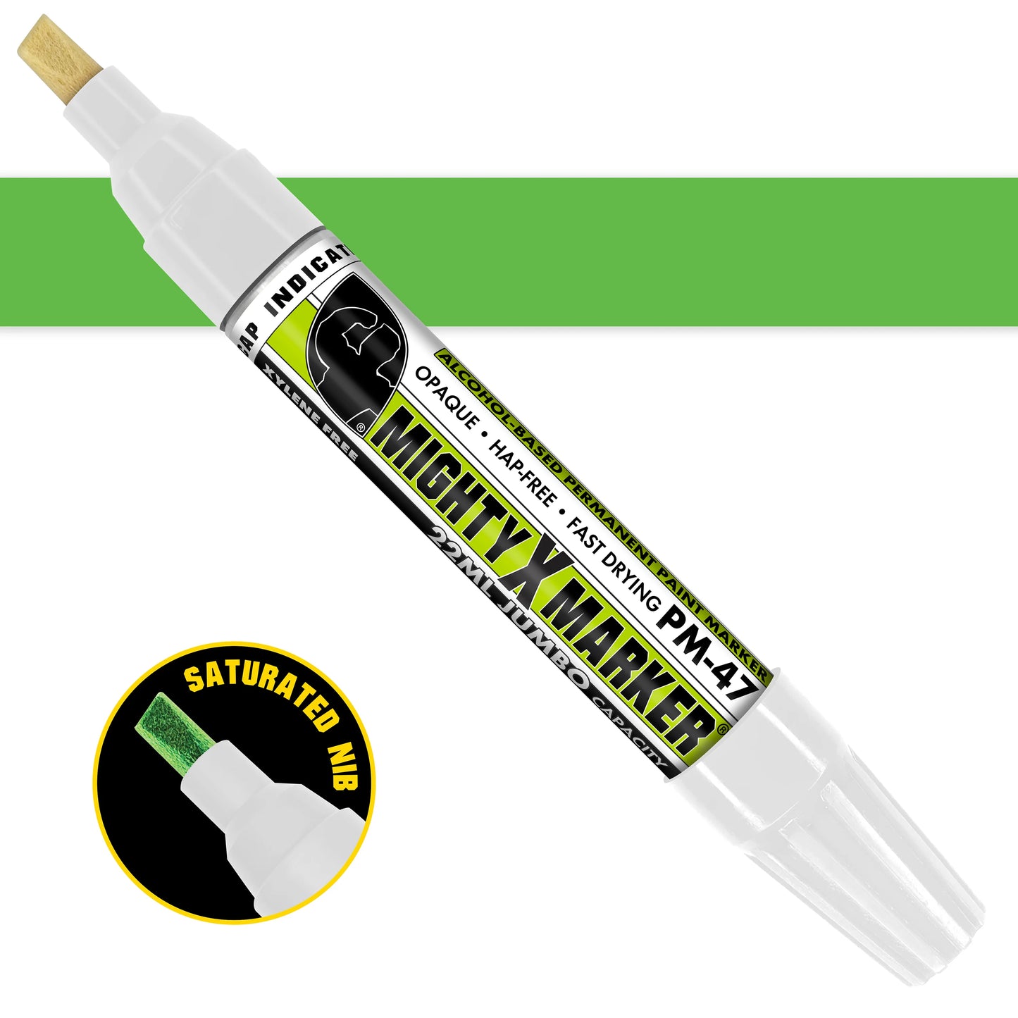 PM-47 Mighty-X-Marker Alcohol Based Paint Marker - Jumbo (Box of 6)