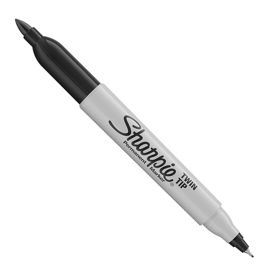Sharpie Twin-Tip Permanent Ink Marker
