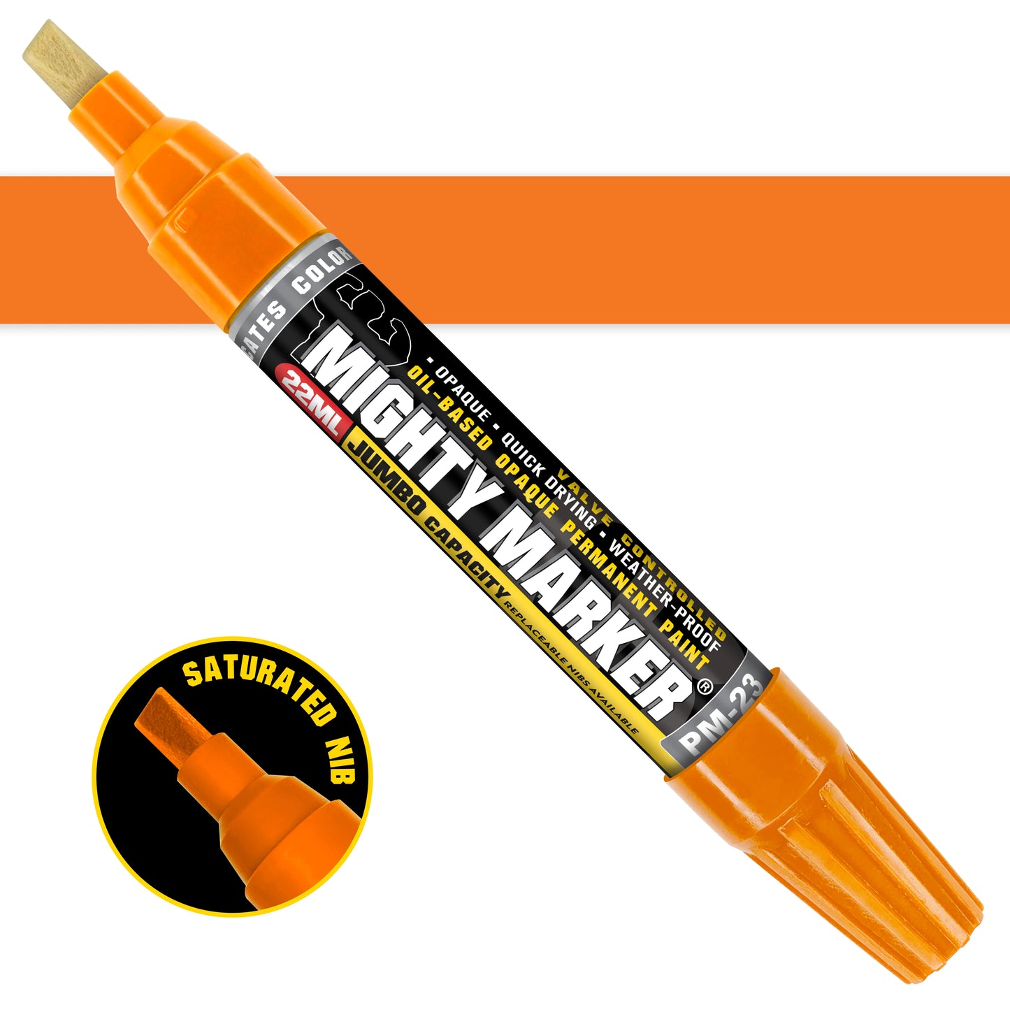 PM-23 Mighty Marker Oil-Based Paint Marker - Jumbo