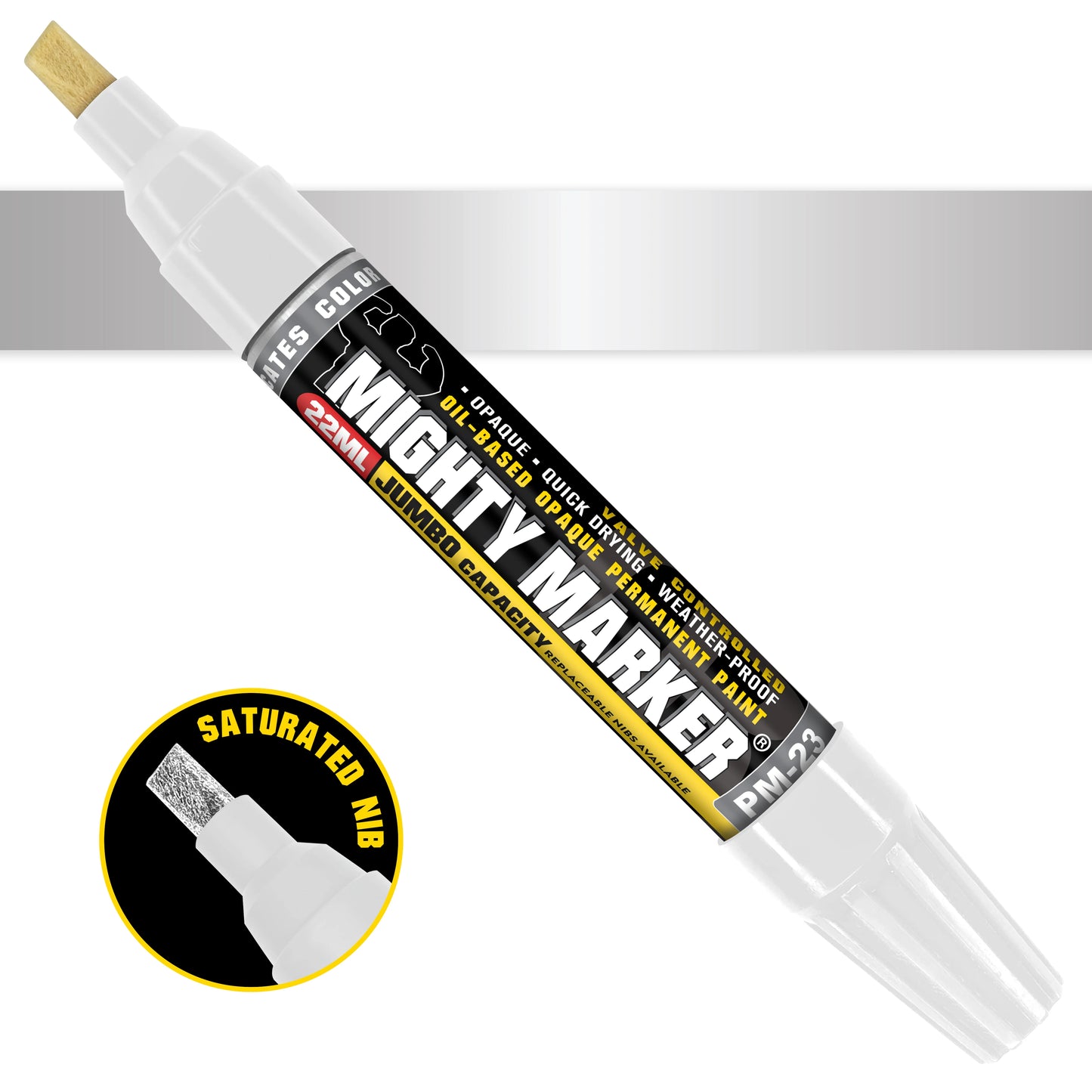 PM-23 Mighty Marker Oil-Based Paint Marker - Jumbo