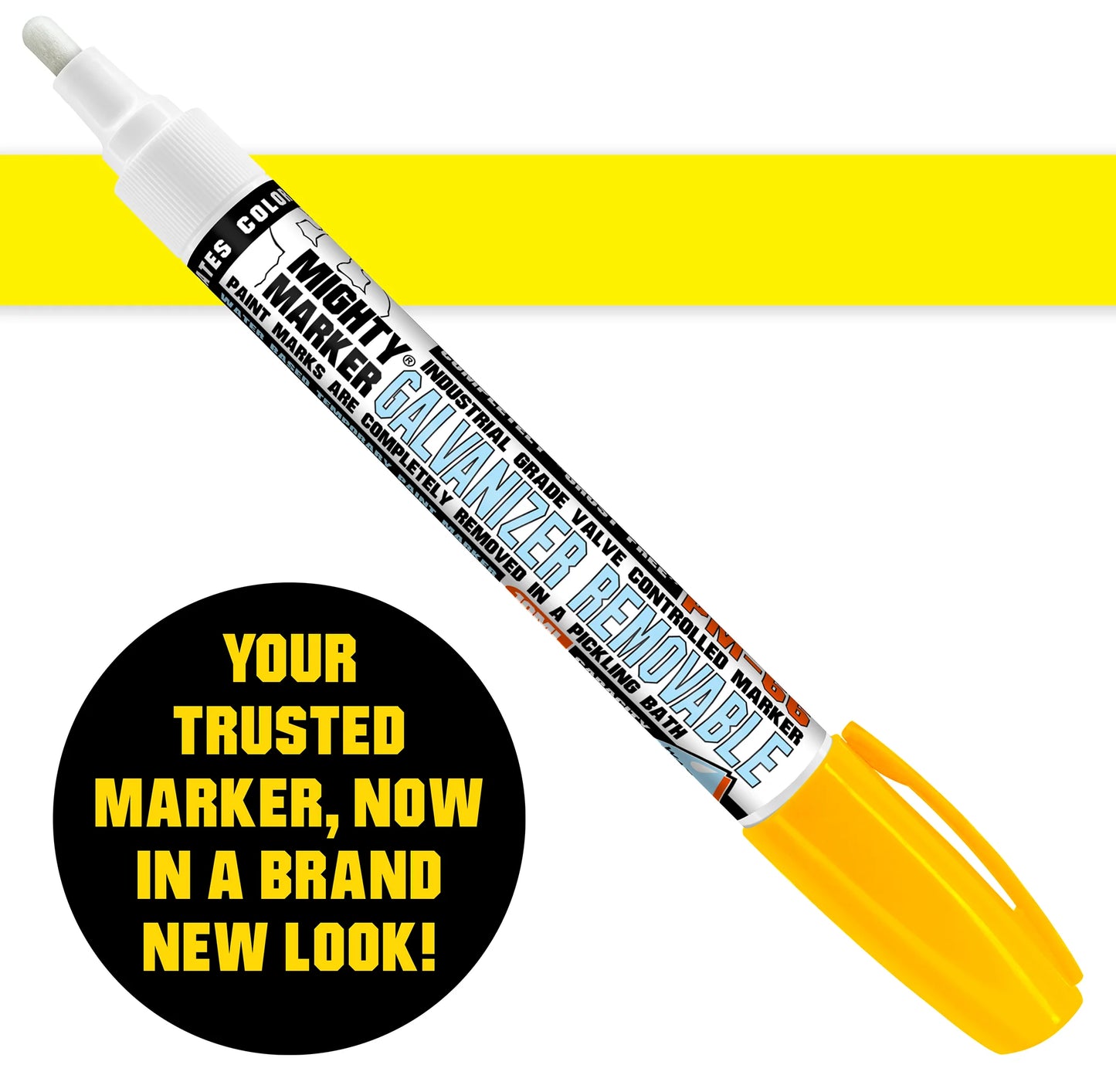 PM-66 Flomaster Galvanizer Removable Marker - Water Based (Box of 12)