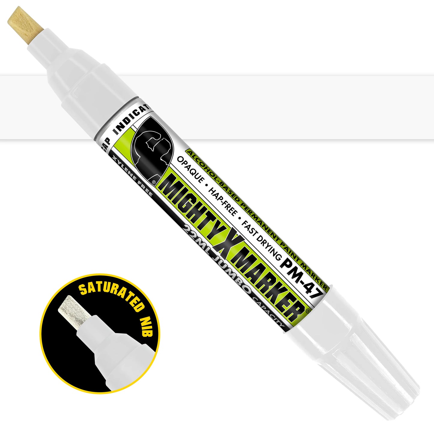 PM-47 Mighty-X-Marker Alcohol Based Paint Marker - Jumbo (Box of 6)