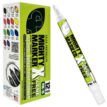 PM-15 Mighty-X-Marker Alcohol-Based Paint Marker - Box of 12