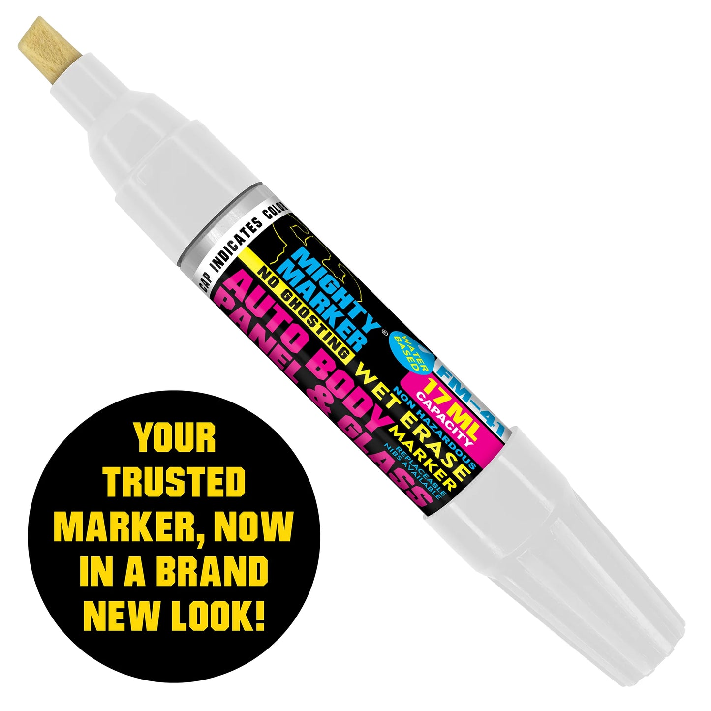 FM-41 Flomaster Auto Body and Glass Marker - Shorty