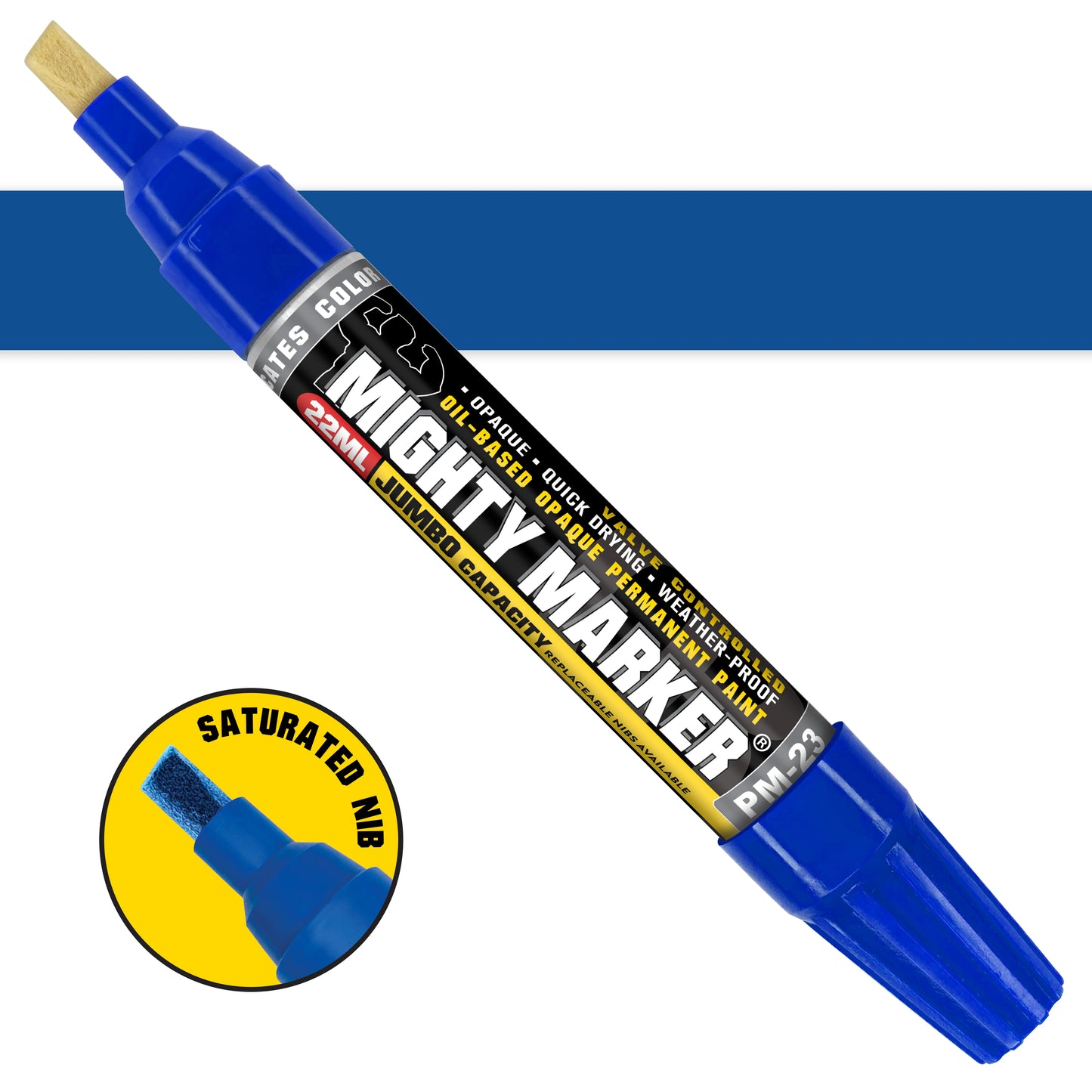 PM-23 Mighty Marker Oil-Based Paint Marker - Jumbo