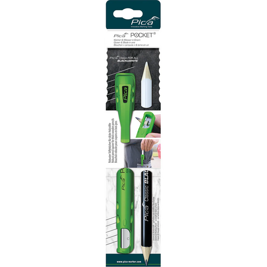 Pica Pocket + FOR ALL Black & White Pencil Blister Pack - 505/03