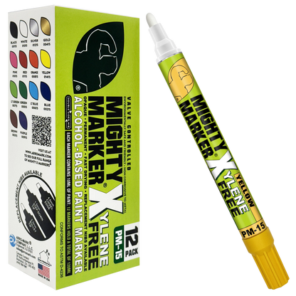 PM-15 Mighty-X-Marker Alcohol-Based Paint Marker - Box of 12