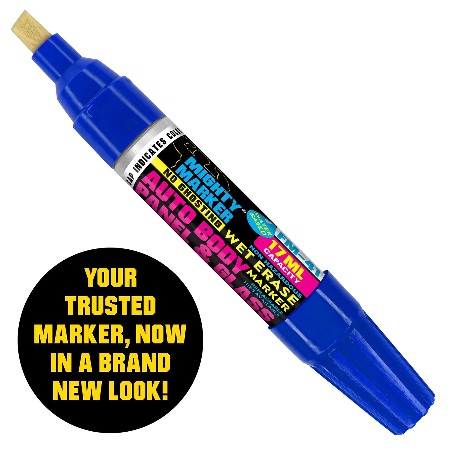 FM-41 Flomaster Auto Body and Glass Marker - Shorty