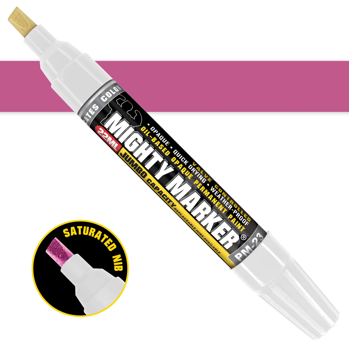 PM-23 Mighty Marker Oil-Based Paint Marker - Jumbo
