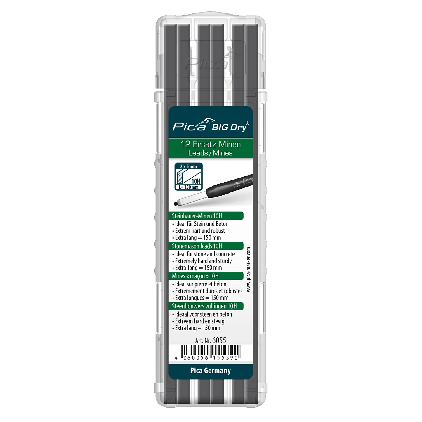 PICA BIG Dry Refill Leads Stonemason 10H - 6055