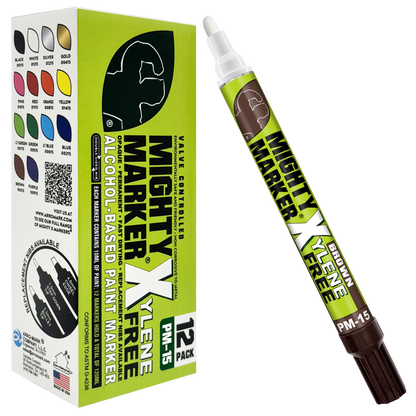 PM-15 Mighty-X-Marker Alcohol-Based Paint Marker - Box of 12