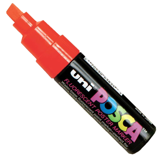 PC-85F Uni-Posca Fluorescent Broad Chisel Water-based Paint Marker