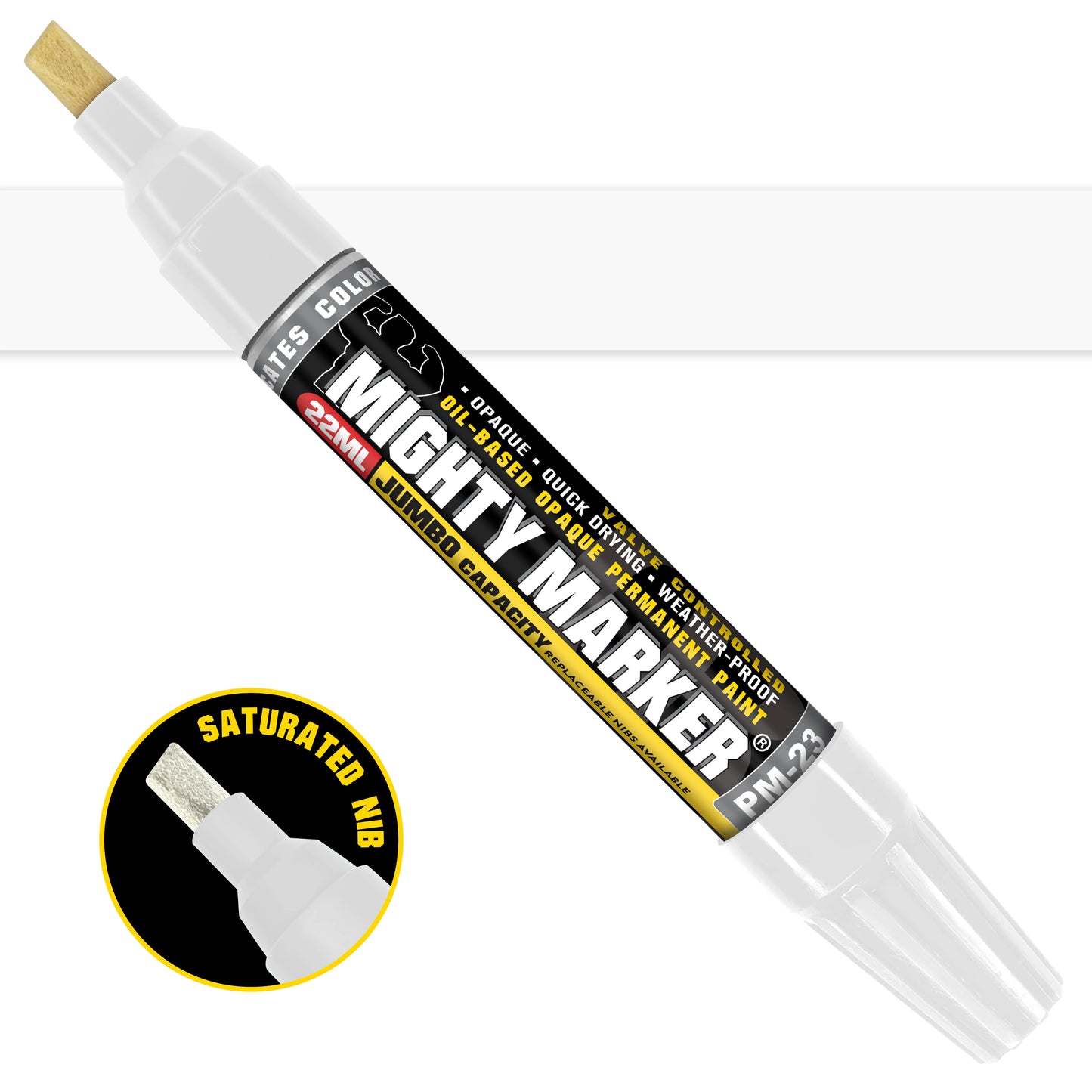 PM-23 Mighty Marker Oil-Based Paint Marker - Jumbo