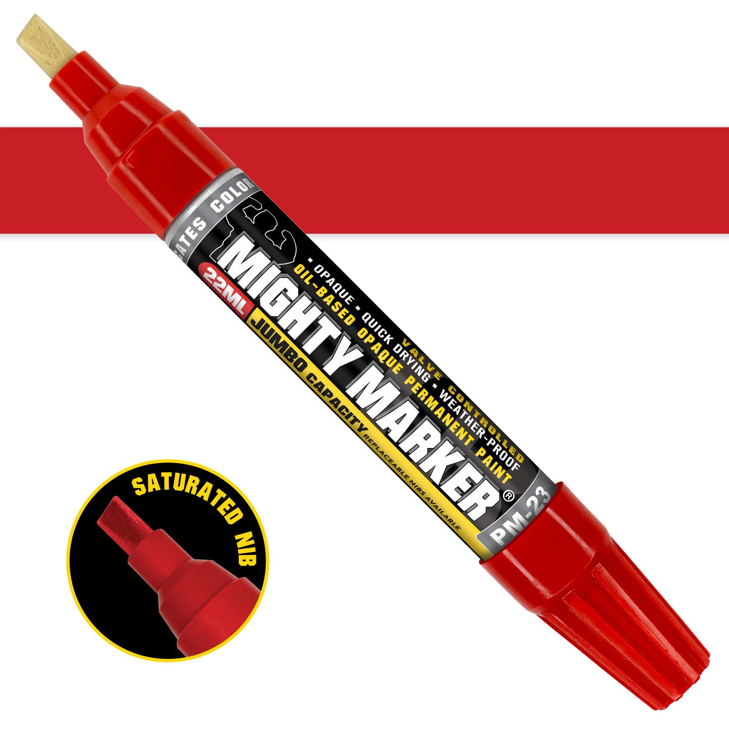 PM-23 Mighty Marker Oil-Based Paint Marker - Jumbo