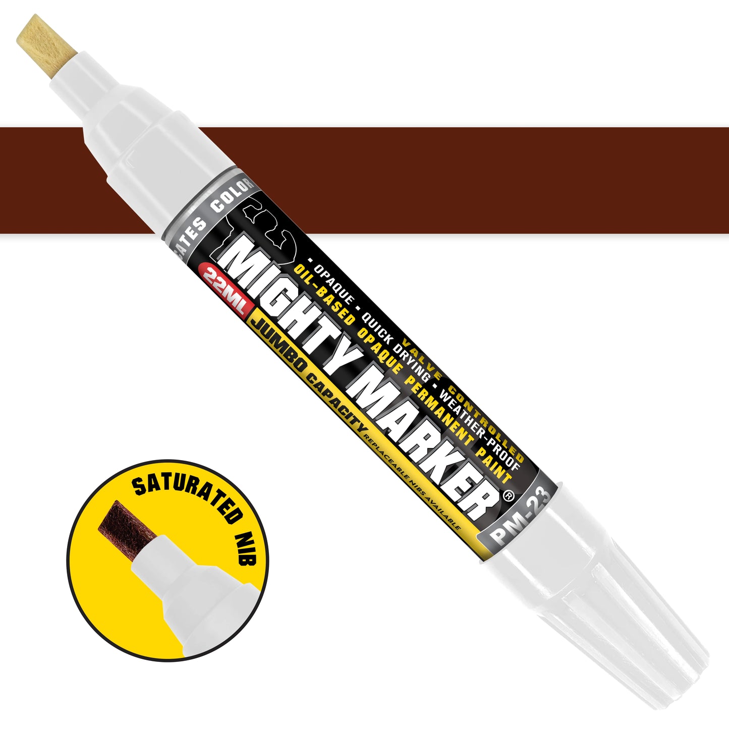 PM-23 Mighty Marker Oil-Based Paint Marker - Jumbo