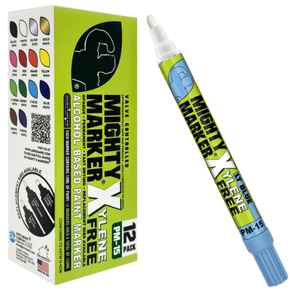 PM-15 Mighty-X-Marker Alcohol-Based Paint Marker - Box of 12