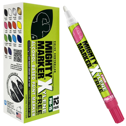 PM-15 Mighty-X-Marker Alcohol-Based Paint Marker - Box of 12