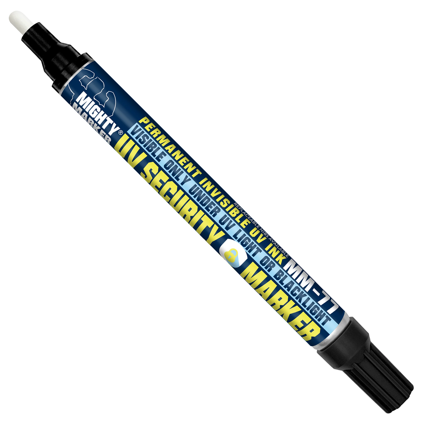 MM-77 Mighty Marker UV Security Blacklight Marker (Box of 12)
