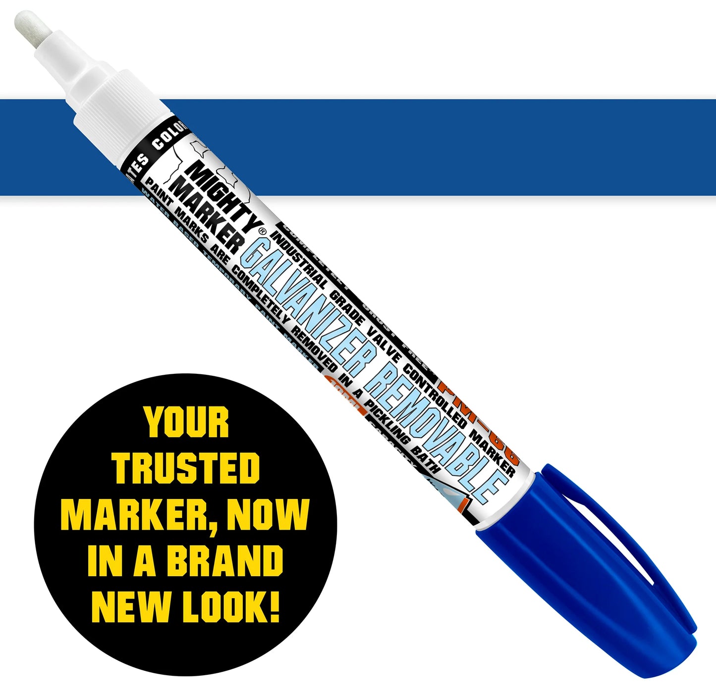 PM-66 Flomaster Galvanizer Removable Marker - Water Based (Box of 12)