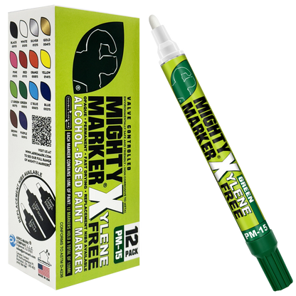 PM-15 Mighty-X-Marker Alcohol-Based Paint Marker - Box of 12