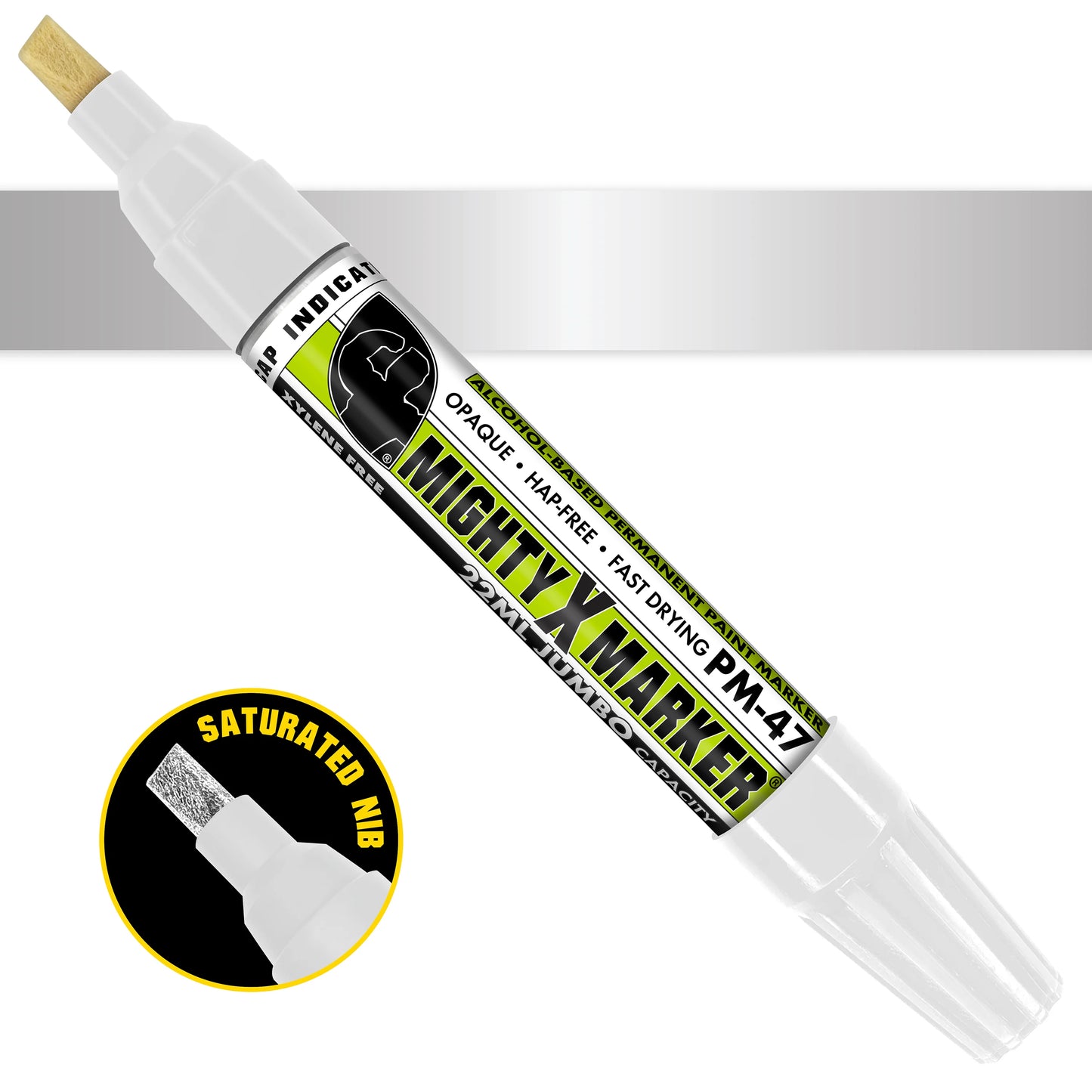 PM-47 Mighty-X-Marker Alcohol Based Paint Marker - Jumbo (Box of 6)